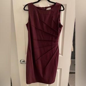 Calvin Klein Starburst Sheath Dress, Size 12